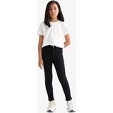 DeFacto Kız Çocuk Skinny Fit Dar Paça Jean Pantolon E5875A825AU - Siyah-BK27 - 11 - 12 Yaş