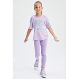 DeFacto Kız Çocuk Slim Fit Basic Bilek Boy Tayt