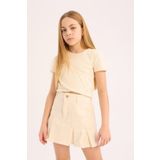 DeFacto Kız Çocuk Slim Fit Dar Kesim Bisiklet Yaka Kısa Kollu Tişört D9269a825sm
