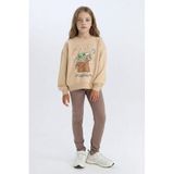 Defacto Kız Çocuk Standart Boy Baskılı Tayt Kahve, 8-9 Yaş, D6550A824WN, Kahve-BN570, kız-çocuk, 8/9 Yaş (134cm)