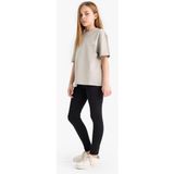 DeFacto Kız Çocuk Standart Boy Tayt E1121A825SM - Siyah-BK81 - Dropsuz - 13 - 14 Yaş