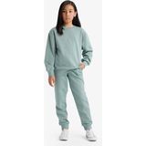 DeFacto Kız Çocuk Standart Fit Basic Düz Beli Lastikli Okul Jogger Eşofman Altı Y1226A625AU - Yeşil-GN1129 - 5 - 6 Yaş