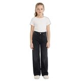 DeFacto Kız Çocuk Straight Wide Geniş Paça Jean Pantolon