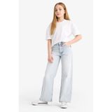DeFacto Kız Çocuk Straight Wide Jean Pantolon F3150A825SMNM63 Mavi
