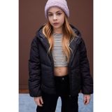 DeFacto Kız Çocuk Su Geçirmez Kapüşonlu Fermuarlı Cepli Şişme Mont D6928A825SP