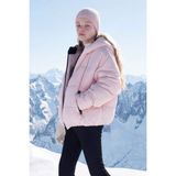 DeFacto Kız Çocuk Su Geçirmez Kapüşonlu Fermuarlı Şişme Kayak Montu F3512A825AU - Pink - Dropsuz - 9 - 10 Yaş