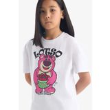 DeFacto Kız Çocuk Toy Story Relax Fit Bisiklet Yaka Kısa Kollu Tişört E6557a825hs