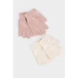 Defacto Kız Çocuk Triko 2li Eldiven C8147a825wnpn110 Pembe-pn110