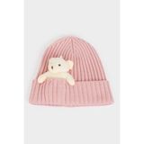 DeFacto Kız Çocuk Triko Bere C7928A825WN - Pembe-PN10 - Dropsuz - 8 - 9 Yaş