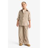 DeFacto Kız Çocuk Wide Leg Beli Lastikli Geniş Paça Pantolon F3845A825WN