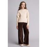 DeFacto Kız Çocuk Wide Leg Fitilli Kadife Pantolon E8295A825WN