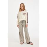 DeFacto Kız Çocuk Wide Leg Geniş Bol Paça Cepli Jean Pantolon D7178a824wn