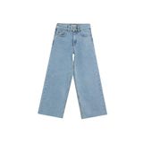 DEFACTO Kız Çocuk Wide Leg Jean Pantolon, Mid Blue, 7+8 Yaş