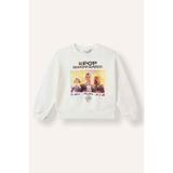 DeFacto Kpop - Demon Hunters Relax Fit Baskılı Bisiklet Yaka Sweatshirt Kız Çocuk I3552A826AU