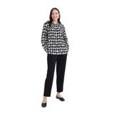 DeFacto Krep Pantolon Carrot Fit Basıc Beli Lastikli Dar Paça Cepli, S, D5950AX24WN, Siyah-BK81, Kadın
