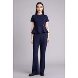 DeFacto Lacivert Pantolon, 2XL, G9812AX26SP, Lacivert-NV31, Kadın