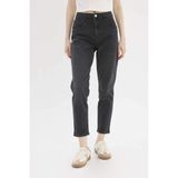 DeFacto Lina Comfort Mom Normal Bel Düz Paça Jean Kar Yıkamalı Pantolon D7944AX25SP