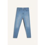DeFacto Lina Comfort Mom Normal Bel Düz Paça Jean Kar Yıkamalı Pantolon D7946AX25SP