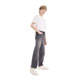 DeFacto Loose Fit Düz Paça Basic Düz Jean Pantolon Erkek Çocuk, 8-9 Yaş, D6489A825SM, Gri-NM55, Erkek Çocuk