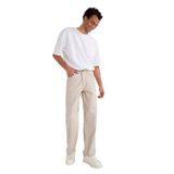 DeFacto Loose Fit Düz Paça Jean Pantolon, 30, G3788AX25AU, Bej-BG784, Erkek