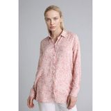 DeFacto Loose Fit Gömlek Yaka Baskılı Uzun Kollu Tunik T0609AZ26SP - Pembe-PN623