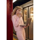 Defacto Loose Fıt Kapüşonlu Modal Hırka G2204ax26sppn74 Pembe-pn74