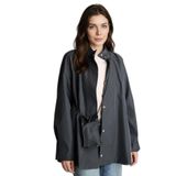 DeFacto Loose Fit Paraşüt Trençkot, S, Loose Fit Paraşüt Trençkot, Haki-KH243, Kadın