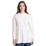 Defacto Loose Fit Uzun Kollu Tunik Ekru, 2XL, G8815AX26SP, Ekru-ER105, Kadın, XXL