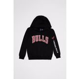 DeFacto M0320A619WNGR362 Gri Şardonlu Baskılı Kapüşonlu Erkek Çocuk Sweatshirt
