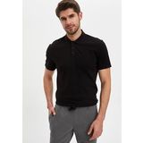 DeFacto M6609AZ.20SP.GN460 Yeşil Slim Fit Basic Polo Erkek T-Shirt
