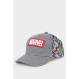 DeFacto Marvel Avengers Baskılı Cap Şapka Erkek Çocuk C0546A826SM - 5 - 9 Yaş - Gri-GR257