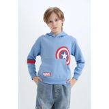 DeFacto Marvel Avengers Kapüşonlu Sweatshirt Erkek Çocuk D4717A8NS