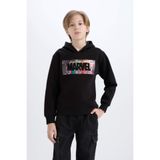 DeFacto Marvel Avengers Kapüşonlu Sweatshirt Erkek Çocuk