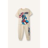 DeFacto Marvel Comics 2'li Takım Sweatshirt Eşofman Altı Erkek Bebek G6691A526SM