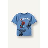 DeFacto Marvel Spıderman Mavi Erkek Bebek T-Shirt G9908A5/BE105