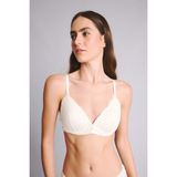 DeFacto Micro Kaplı Dolgusuz Balensiz BRALET F6615AX26SP - 80B - Ekru-ER98