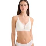 DeFacto Micro Kaplı Pedli Balensiz Tişört Bra, 95C, G1724AX26SP, Ekru-ER105, Kadın