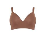 DeFacto Micro Kaplı Push Up Balenli Büyük Beden Sütyen, 85D, B8598AX26SP, Kahve-BN307, Kadın