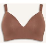 DeFacto Micro Kaplı Push Up Balenli Büyük Beden Sütyen B8598AX26SP - 80C - Kahve-BN307