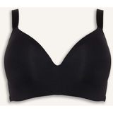 DeFacto Micro Kaplı Push Up Balenli Büyük Beden Sütyen B8598AX26SP - 85D - Siyah-BK27