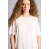 DeFacto Modal Kısa Kollu Pijama Üstü, XL, H2263AX26SM, Beyaz-WT16, Kadın