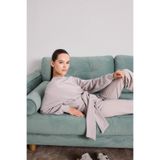 DeFacto Modal Kuşaklı Sweatshirt, XS, G0004AX25WN, Bej-BG691, Kadın
