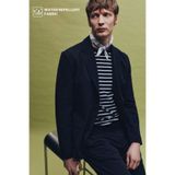 DeFacto Modern Fit Krinkıl Blazer Ceket, 48, F9819AX26SP, Lacivert-NV253, Erkek