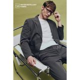 DeFacto Modern Fit Krinkıl Blazer Ceket, 50, F9819AX26SP, Gri-GR206, Erkek