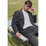 DeFacto Modern Fit Krinkıl Blazer Ceket, 52, F9819AX26SP, Gri-GR206, Erkek