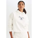 DeFacto NBA Boston Celtics Kapüşonlu Kalın Sweatshirt C8098AX24AU