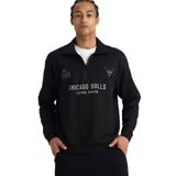 DeFacto NBA Chicago Bulls Relax Fit Polo Yaka Jakarlı Sweatshirt, S, F5859AX25WN, Siyah-BK81, erkek