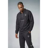 DeFacto NBA Golden State Warrıors Boxy Fıt Polo Yaka Skuba Dalgıç Kumaş Sweatshirt