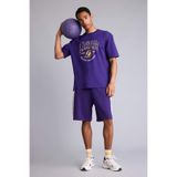 DeFacto NBA Los Angeles Lakers Baggy Fıt Şort H3427AX26SM