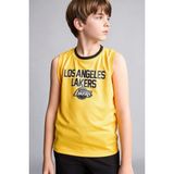 DeFacto NBA Los Angeles Lakers Bisiklet Yaka Atlet Erkek Çocuk H2954A826HS - 9 - 10 Yaş - Sarı-YL201